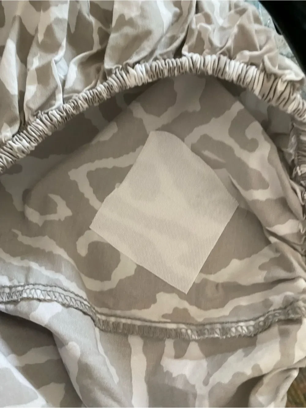 Potter Barn Neutral Ikat Print Fitted Twin Sheet Set